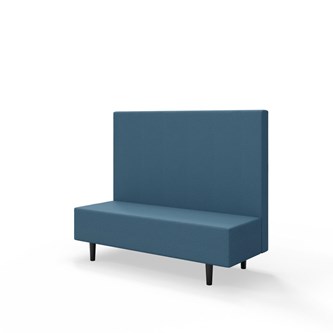 Snake 150 istuinmoduuli, keskikorkea selkänoja, jalat puuta, ik 43 cm