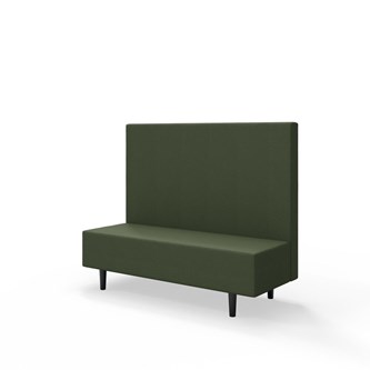 Snake 150 istuinmoduuli, keskikorkea selkänoja, jalat puuta, ik 43 cm