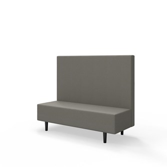 Snake 150 istuinmoduuli, keskikorkea selkänoja, jalat puuta, ik 43 cm