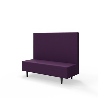 Snake 150 istuinmoduuli, keskikorkea selkänoja, jalat puuta, ik 43 cm