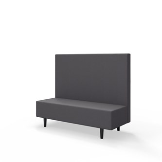 Snake 150 istuinmoduuli, keskikorkea selkänoja, jalat puuta, ik 43 cm