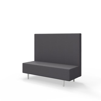 Snake 150 istuinmoduuli, keskikorkea selkänoja, jalat puuta, ik 43 cm