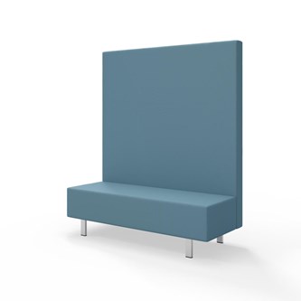 Snake 150 istuinmoduuli, korkea selkänoja, metallijalat, ik 43 cm