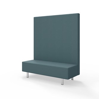 Snake 150 istuinmoduuli, korkea selkänoja, metallijalat, ik 43 cm