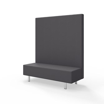 Snake 150 istuinmoduuli, korkea selkänoja, metallijalat, ik 43 cm