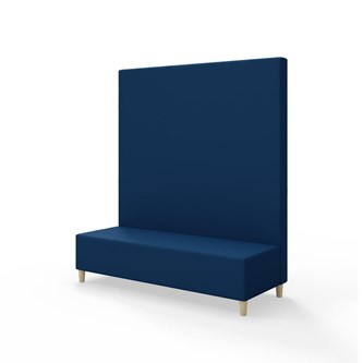 Snake 150 istuinmoduuli, korkea selkänoja, jalat puuta, ik 37,5 cm