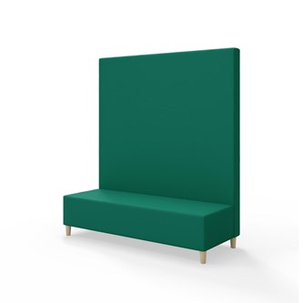 Snake 150 istuinmoduuli, korkea selkänoja, jalat puuta, ik 37,5 cm