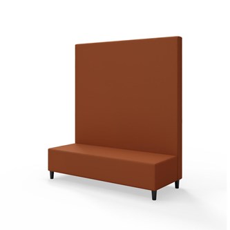 Snake 150 istuinmoduuli, korkea selkänoja, jalat puuta, ik 37,5 cm