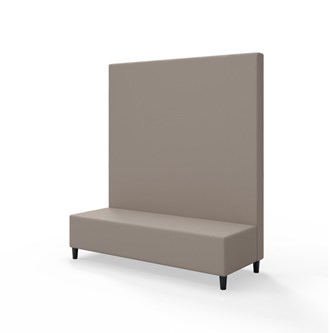 Snake 150 istuinmoduuli, korkea selkänoja, jalat puuta, ik 37,5 cm