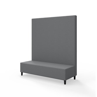 Snake 150 istuinmoduuli, korkea selkänoja, jalat puuta, ik 37,5 cm