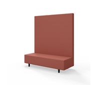 Snake 150 istuinmoduuli, korkea selkänoja, jalat puuta, ik 37,5 cm