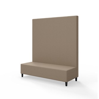 Snake 150 istuinmoduuli, korkea selkänoja, jalat puuta, ik 37,5 cm