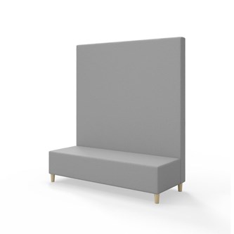 Snake 150 istuinmoduuli, korkea selkänoja, jalat puuta, ik 37,5 cm