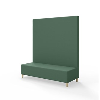 Snake 150 istuinmoduuli, korkea selkänoja, jalat puuta, ik 37,5 cm