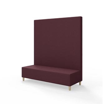 Snake 150 istuinmoduuli, korkea selkänoja, jalat puuta, ik 37,5 cm