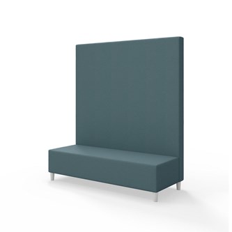 Snake 150 istuinmoduuli, korkea selkänoja, jalat puuta, ik 37,5 cm