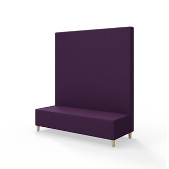 Snake 150 istuinmoduuli, korkea selkänoja, jalat puuta, ik 37,5 cm