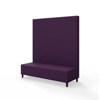 Snake 150 istuinmoduuli, korkea selkänoja, jalat puuta, ik 37,5 cm