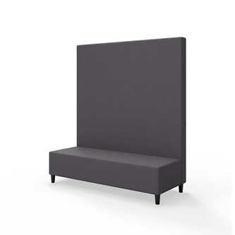 Snake 150 istuinmoduuli, korkea selkänoja, jalat puuta, ik 37,5 cm