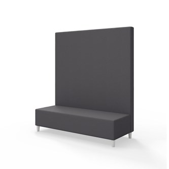 Snake 150 istuinmoduuli, korkea selkänoja, jalat puuta, ik 37,5 cm