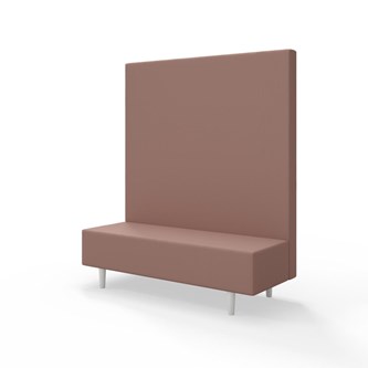 Snake 150 istuinmoduuli, korkea selkänoja, jalat puuta, ik 43 cm