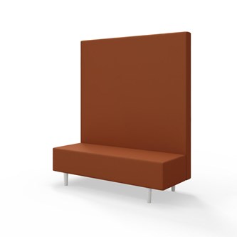 Snake 150 istuinmoduuli, korkea selkänoja, jalat puuta, ik 43 cm