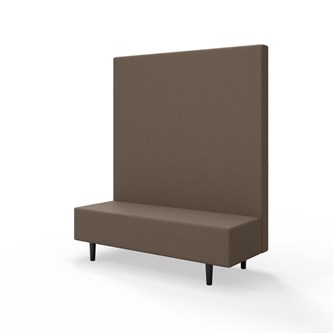 Snake 150 istuinmoduuli, korkea selkänoja, jalat puuta, ik 43 cm