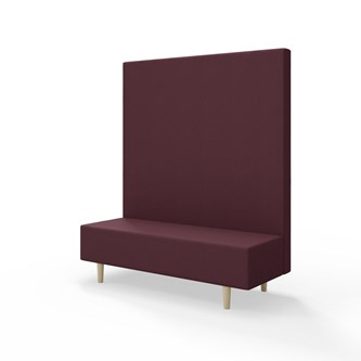 Snake 150 istuinmoduuli, korkea selkänoja, jalat puuta, ik 43 cm