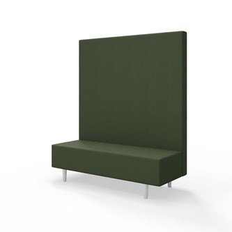 Snake 150 istuinmoduuli, korkea selkänoja, jalat puuta, ik 43 cm