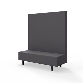 Snake 150 istuinmoduuli, korkea selkänoja, jalat puuta, ik 43 cm