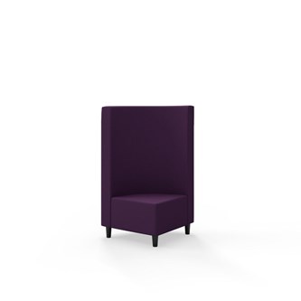 Snake kulmarahi 90°, keskikorkea selkänoja, jalat puuta, ik 37,5 cm