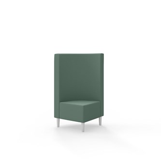 Snake kulmarahi 90°, keskikorkea selkänoja, jalat puuta, ik 43 cm