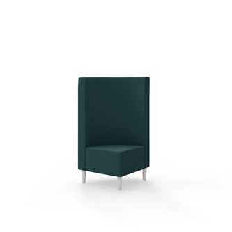 Snake kulmarahi 90°, keskikorkea selkänoja, jalat puuta, ik 43 cm