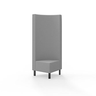 Snake kulmarahi 90°, korkea selkänoja, metallijalat, ik 43 cm