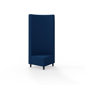 Snake kulmarahi 90°, korkea selkänoja, jalat puuta, ik 37,5 cm