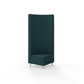 Snake kulmarahi 90°, korkea selkänoja, jalat puuta, ik 37,5 cm