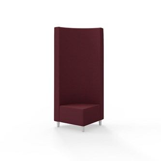 Snake kulmarahi 90°, korkea selkänoja, jalat puuta, ik 37,5 cm