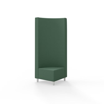 Snake kulmarahi 90°, korkea selkänoja, jalat puuta, ik 37,5 cm