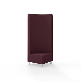 Snake kulmarahi 90°, korkea selkänoja, jalat puuta, ik 37,5 cm