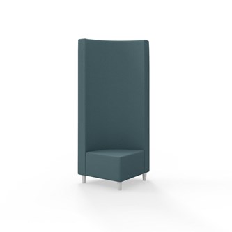 Snake kulmarahi 90°, korkea selkänoja, jalat puuta, ik 37,5 cm