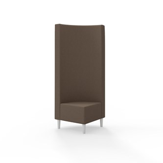 Snake kulmarahi 90°, korkea selkänoja, jalat puuta, ik 43 cm