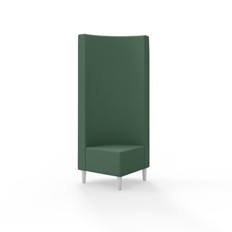 Snake kulmarahi 90°, korkea selkänoja, jalat puuta, ik 43 cm