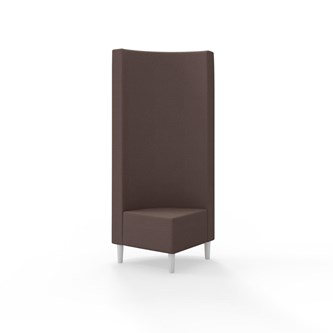 Snake kulmarahi 90°, korkea selkänoja, jalat puuta, ik 43 cm