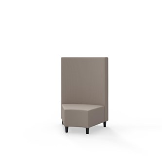 Snake kulmarahi 45°, keskikorkea selkänoja, jalat puuta, ik 37,5 cm