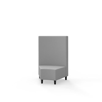 Snake kulmarahi 45°, keskikorkea selkänoja, jalat puuta, ik 37,5 cm