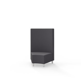 Snake kulmarahi 45°, keskikorkea selkänoja, jalat puuta, ik 37,5 cm