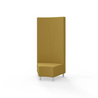 Snake kulmarahi 45°, korkea selkänoja, jalat puuta, ik 37,5 cm