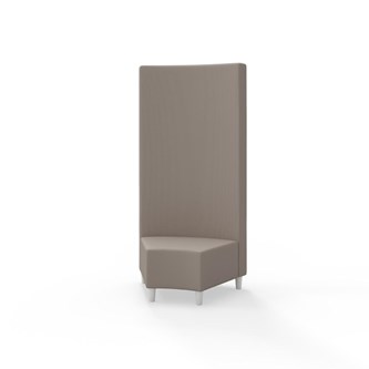 Snake kulmarahi 45°, korkea selkänoja, jalat puuta, ik 37,5 cm