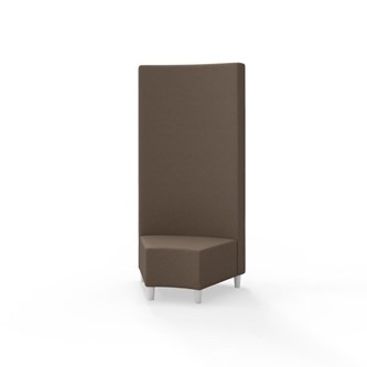 Snake kulmarahi 45°, korkea selkänoja, jalat puuta, ik 37,5 cm