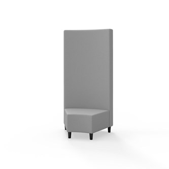 Snake kulmarahi 45°, korkea selkänoja, jalat puuta, ik 37,5 cm